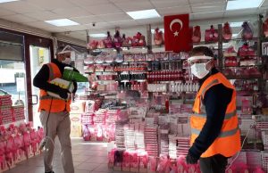 Birlik dezenfekte Ekibi Sahada