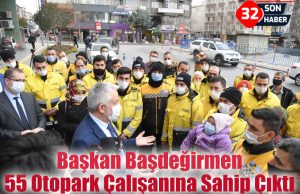 Başkan Başdeğirmen 55 Otopark Çalışanına Sahip Çıktı