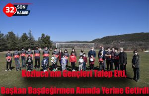 Kozluca’nın Gençleri Talep Etti, Başkan Başdeğirmen Anında Yerine Getirdi
