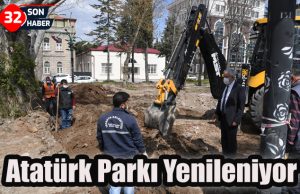 Atatürk Parkı Yenileniyor