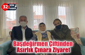 Başdeğirmen Çiftinden Asırlık Çınara Ziyaret