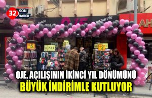 OJE AÇILIŞININ İKİNCİ YIL DÖNÜMÜNÜ BÜYÜK İNDİRİMLE KUTLUYOR