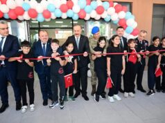 ÜLKÜ ORTAOKULUNUN YENİ BİNASI BUGÜN TÖRENLE AÇILDI