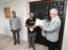 Aksu Yaka Köyü’nden Başkan Başdeğirmen’e prefabrik ev teşekkürü